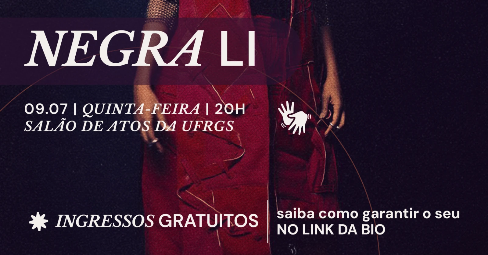 Capa de Negra Li – Unimúsica 45 anos (UFRGS)