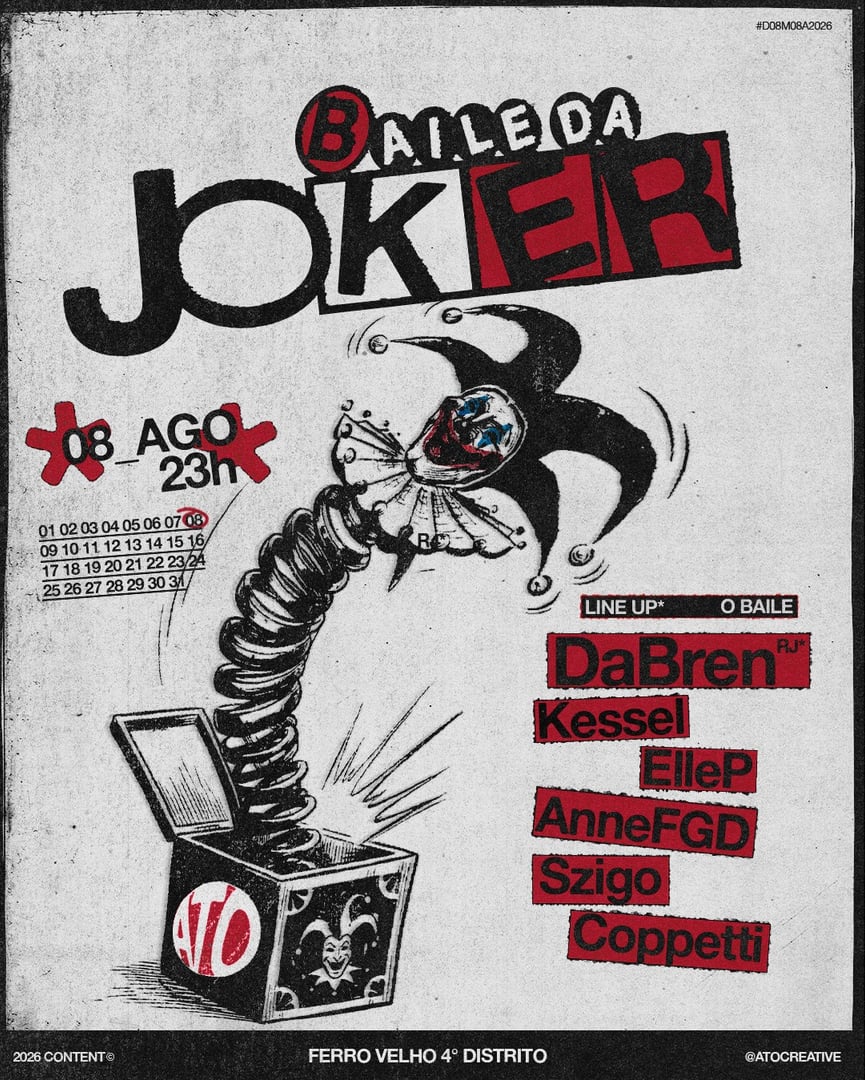Capa de ATO* BAILE DA JOKER _ 08.08