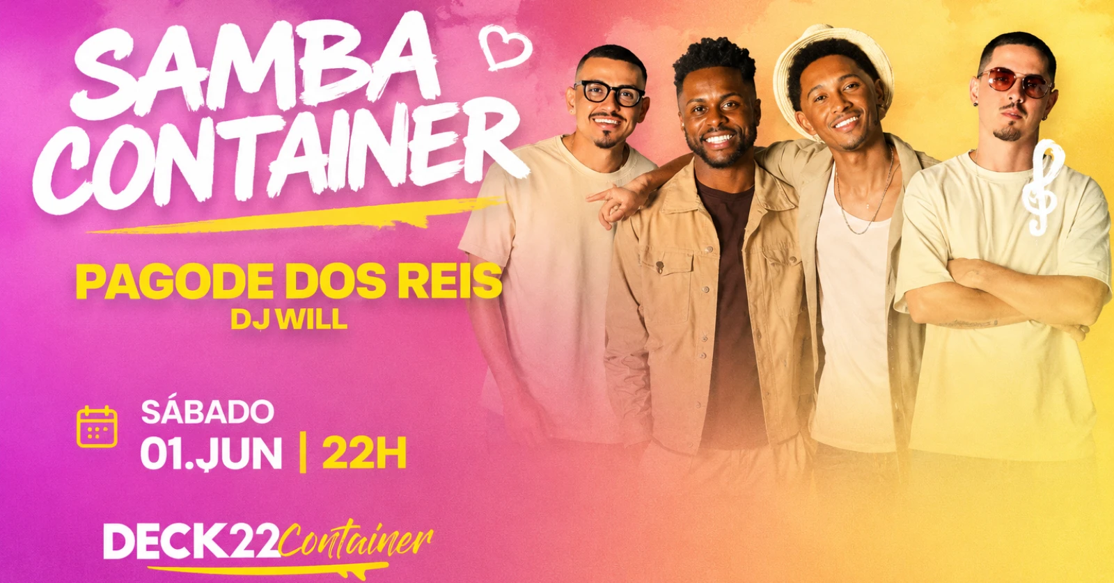 Capa de Deck Container | Pagode dos Reis