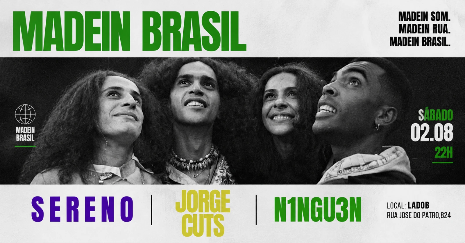 Capa de Made in Brasil por DJ Jorgecuts, DJ N1ngu3n e DJ Sereno
