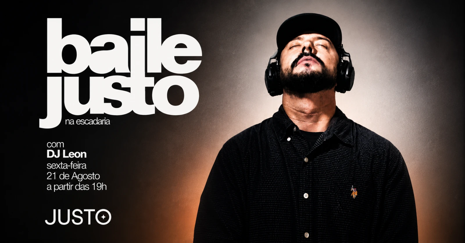 Capa de Sexta tem Baile Justo na escadaria