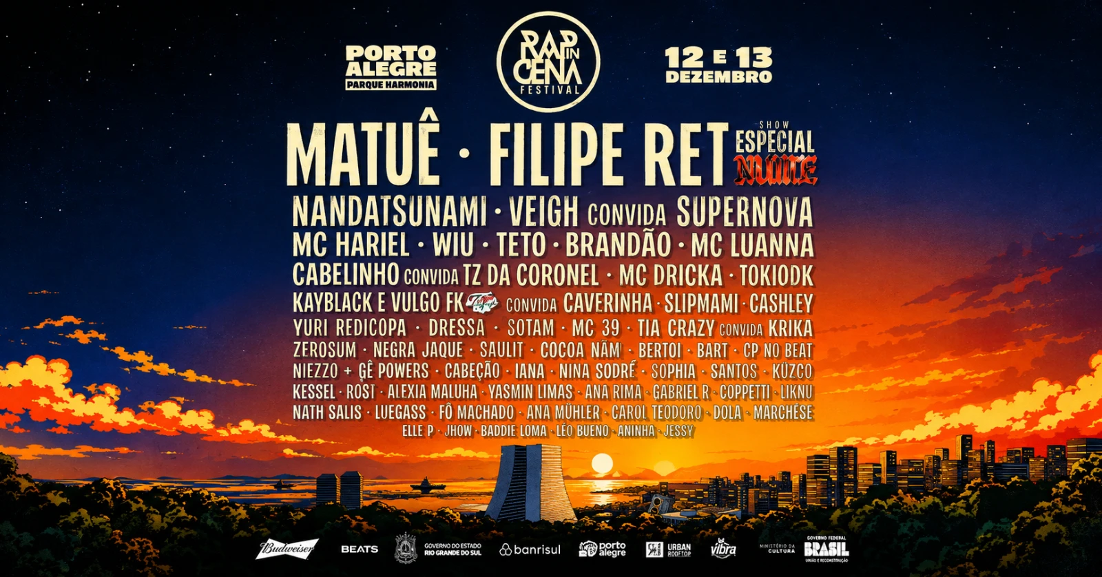 Capa de RAP IN CENA FESTIVAL 2026