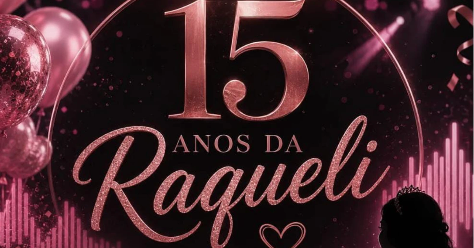 Capa de B DAY RAQUELI - ANIVERSÁRIO DE 15 ANOS