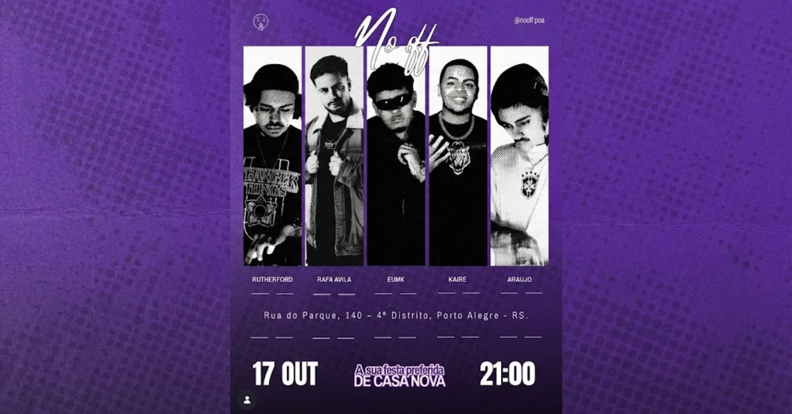 Capa de DIA 17 DE OUTUBRO TEM NO OFF!