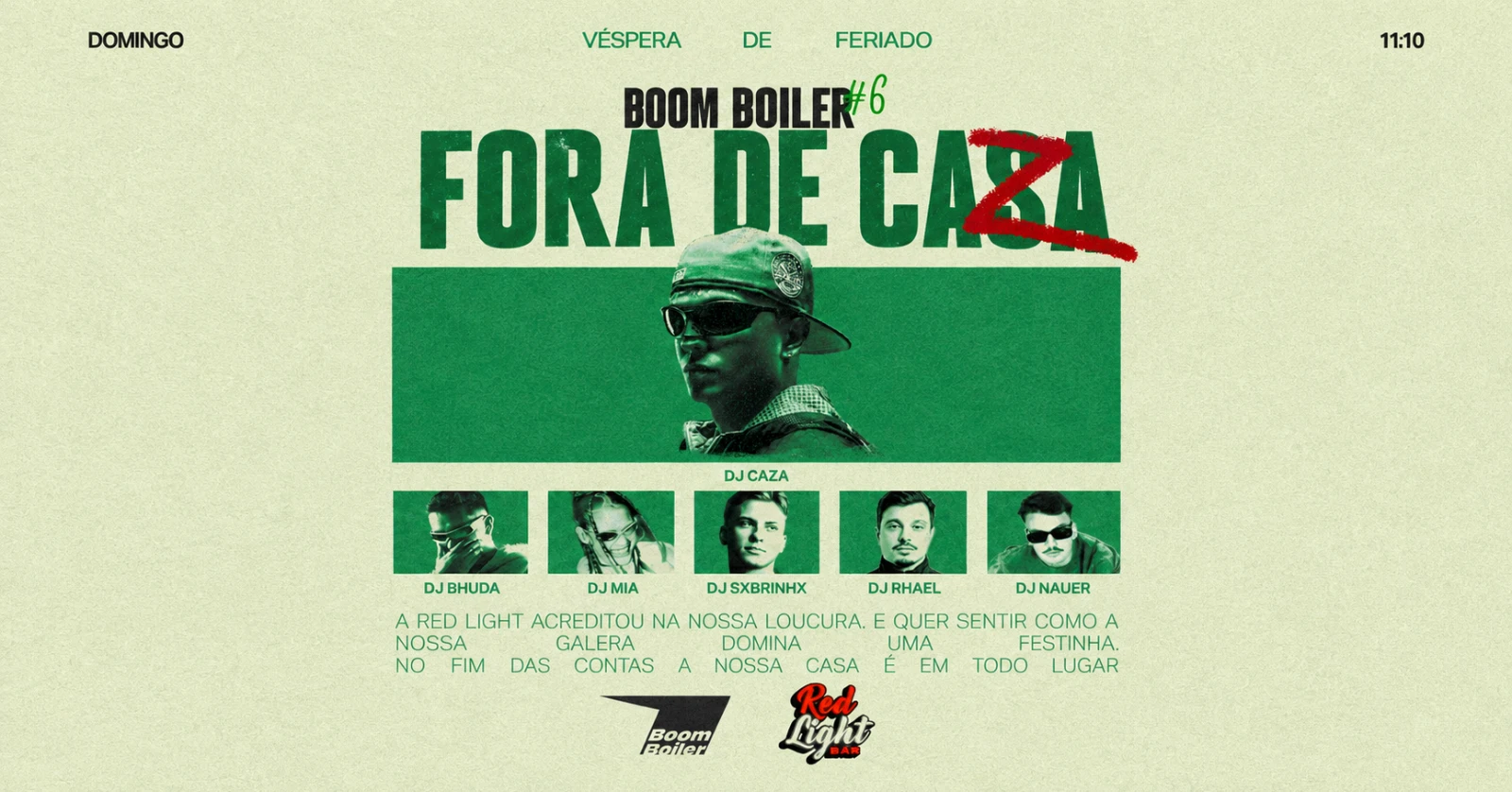 Capa de BOOM BAILER FORA DE CASA