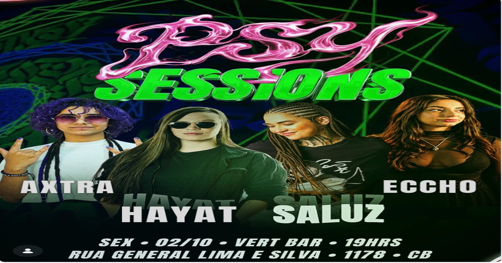 Capa de PSY SESSIONS #4