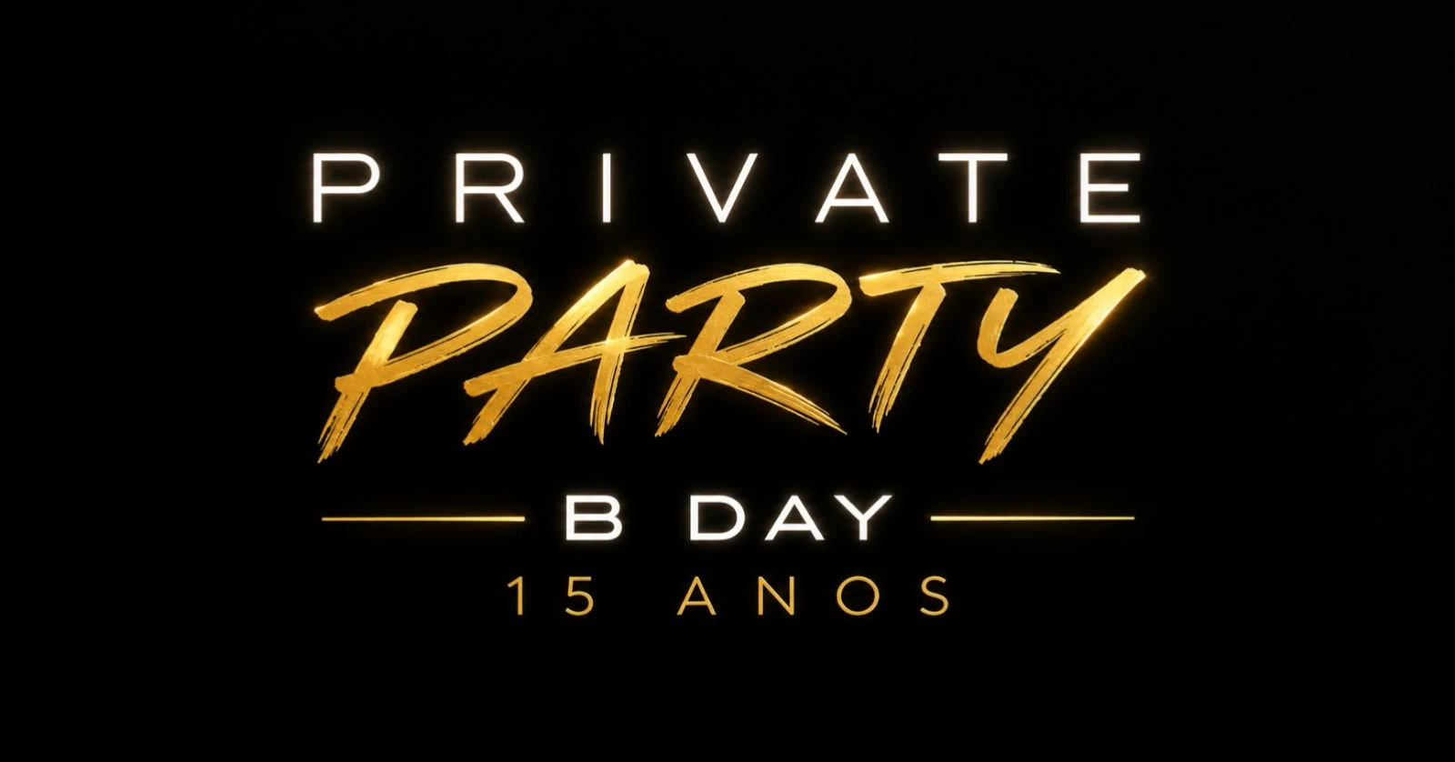 Capa de PRIVATE PARTY - B DAY 15 ANOS